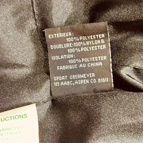 Obermeyer Womens Metallic Brown Hooded Puffer Jacket Size 6 Quilted Winter Coat - Picture 6 of 15